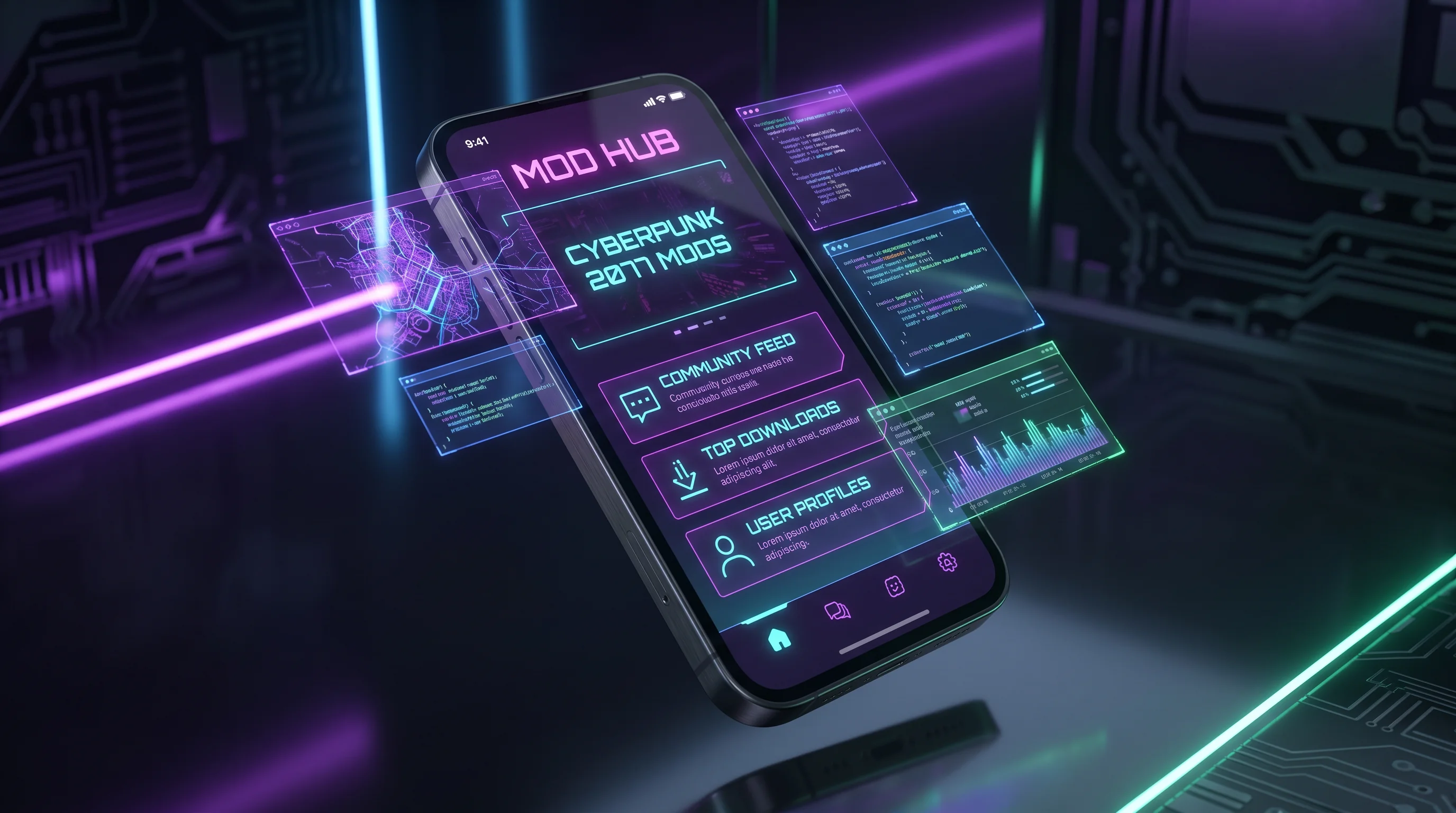 黄色仓库 APP - 移动端游戏MOD社区